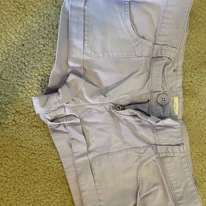 purple cargo shorts